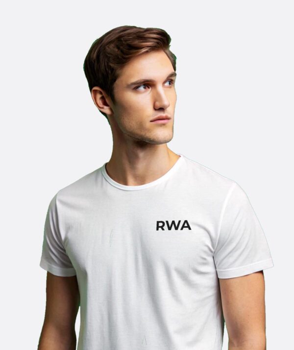 RWA Big Swirl T-Shirt – Man's Logo Tee – Bold Minimalist Streetwear by RWA.Inc