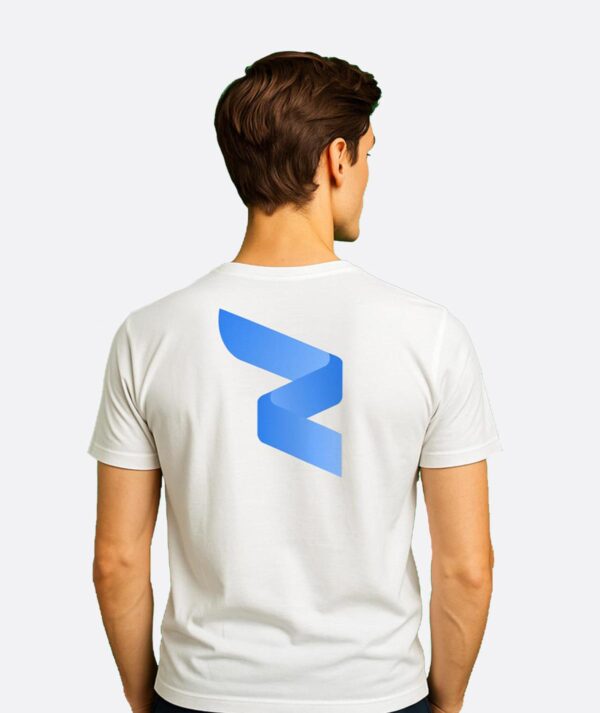 RWA Big Swirl T-Shirt – Man's Logo Tee – Bold Minimalist Streetwear by RWA.Inc - Image 2