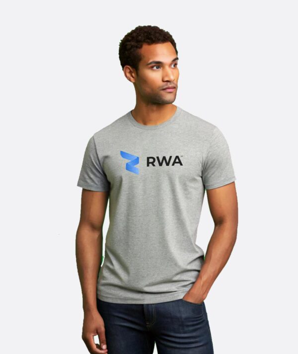 RWA Essential Logo T-Shirt – Man's Streetwear Tee with Center Print – Casual Fit by RWA.Inc