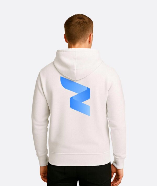 RWA Big Swirl Hoodie – Man's Logo Hoodie – Bold Minimalist Streetwear by RWA.Inc - Image 2
