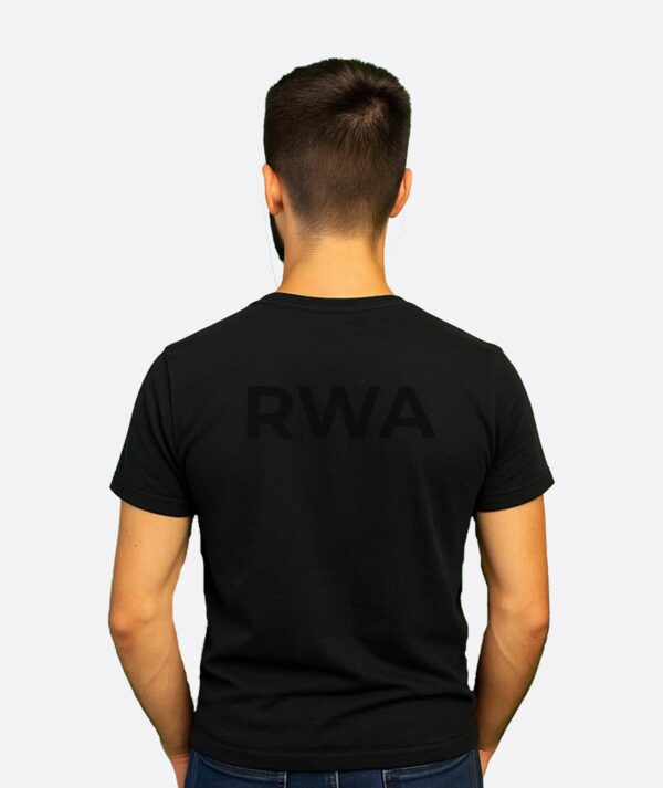 RWA Logo T-Shirt Man's – Minimalist Swirl Design – Casual Streetwear Tee by RWA.Inc - Image 2