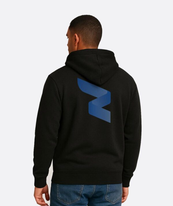 RWA Big Swirl Hoodie – Man's Logo Hoodie – Bold Minimalist Streetwear by RWA.Inc - Image 2