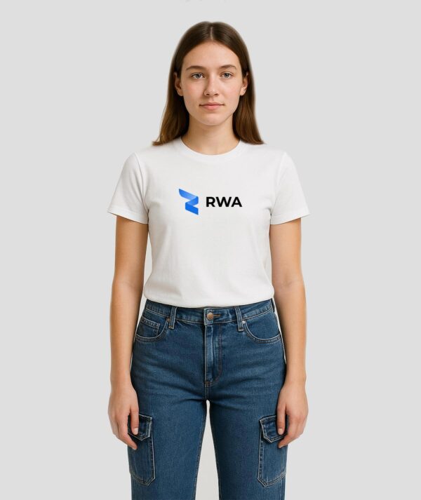 RWA Essential Logo T-Shirt – Ladies Streetwear Tee with Center Print – Casual Fit by RWA.Inc