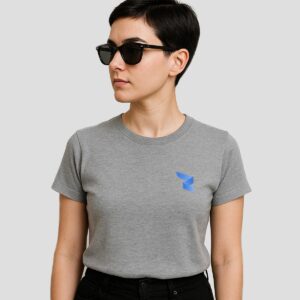 RWA Logo T-Shirt Ladies – Minimalist Swirl Design – Casual Streetwear Tee by RWA.Inc