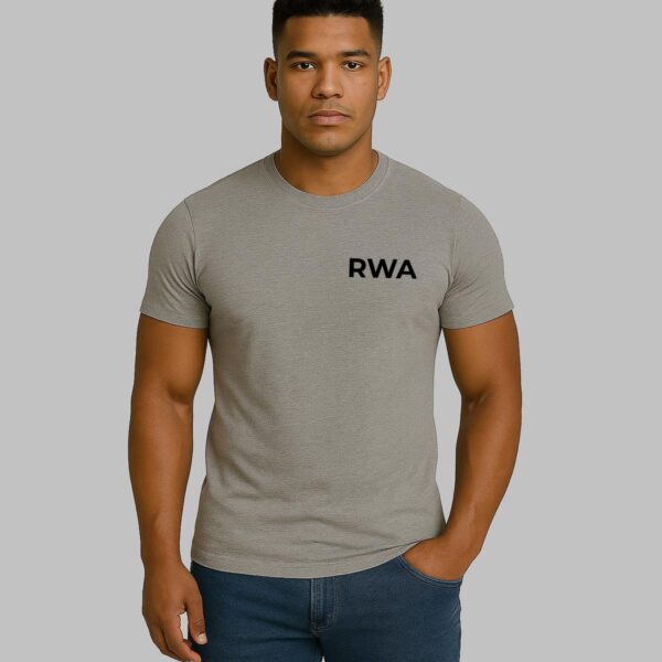 RWA Big Swirl T-Shirt – Man's Logo Tee – Bold Minimalist Streetwear by RWA.Inc