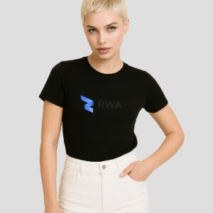 RWA Essential Logo T-Shirt – Ladies Streetwear Tee with Center Print – Casual Fit by RWA.Inc