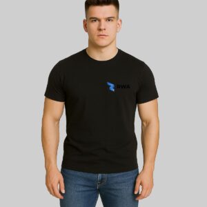 RWA Signature Logo T-Shirt Man's – Minimalist Streetwear Tee – Modern Fit by RWA.Inc