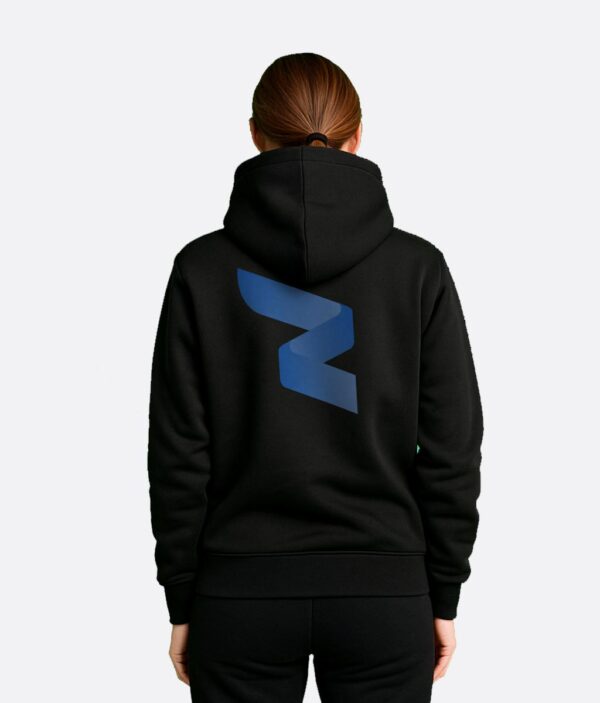 RWA Big Swirl Hoodie – Ladies Logo Hoodie – Bold Minimalist Streetwear by RWA.Inc - Image 2