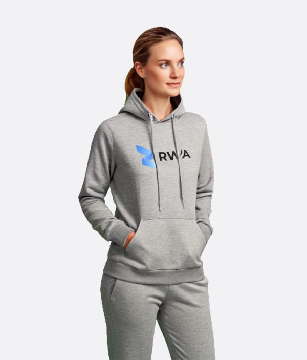 RWA Essential Logo Hoodie – Ladies Streetwear Hoodie with Center Print – Casual Fit by RWA.Inc
