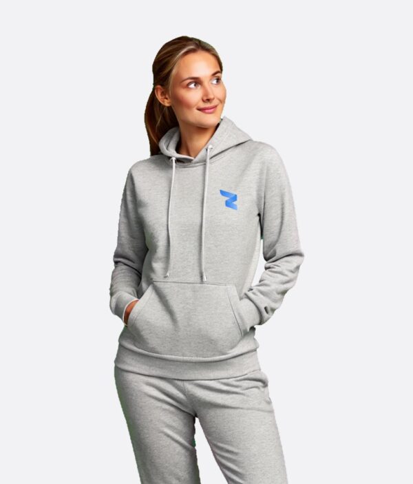 RWA Logo Hoodie Ladies – Minimalist Swirl Design – Casual Streetwear by RWA.Inc