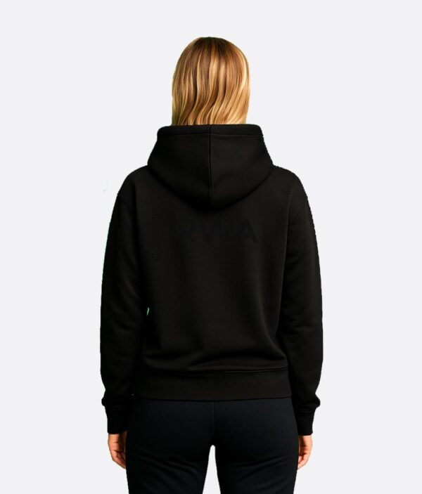 RWA Logo Hoodie Ladies – Minimalist Swirl Design – Casual Streetwear by RWA.Inc - Image 2