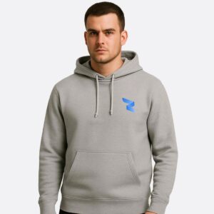 RWA Logo Hoodie Man's – Minimalist Swirl Design – Casual Streetwear by RWA.Inc
