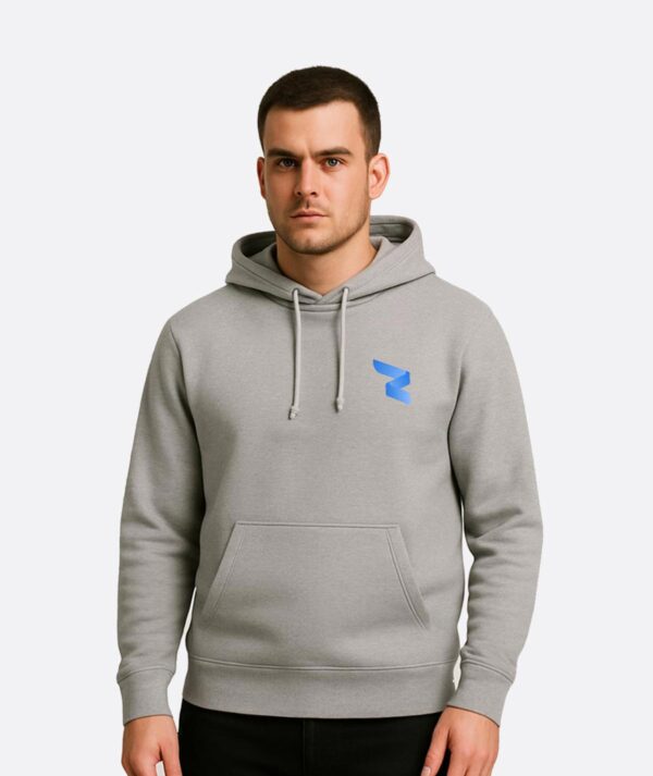 RWA Logo Hoodie Man's – Minimalist Swirl Design – Casual Streetwear by RWA.Inc