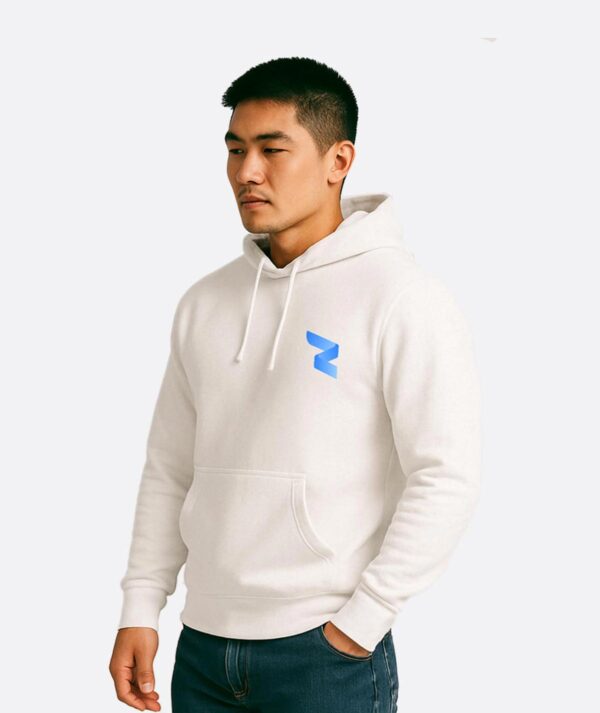 RWA Logo Hoodie Man's – Minimalist Swirl Design – Casual Streetwear by RWA.Inc