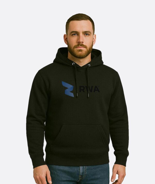 RWA Essential Logo Hoodie – Man's Streetwear Hoodie with Center Print – Casual Fit by RWA.Inc