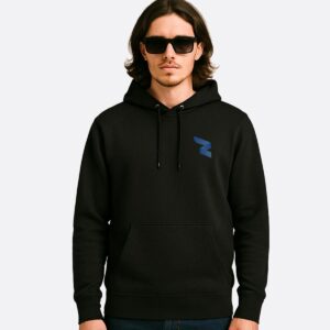 RWA Logo Hoodie Man's – Minimalist Swirl Design – Casual Streetwear by RWA.Inc