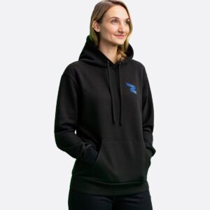 RWA Logo Hoodie Ladies – Minimalist Swirl Design – Casual Streetwear by RWA.Inc