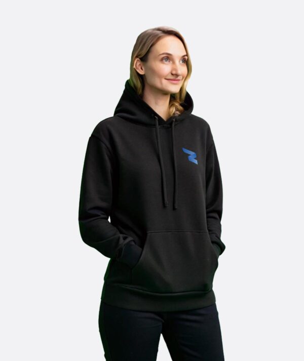 RWA Logo Hoodie Ladies – Minimalist Swirl Design – Casual Streetwear by RWA.Inc