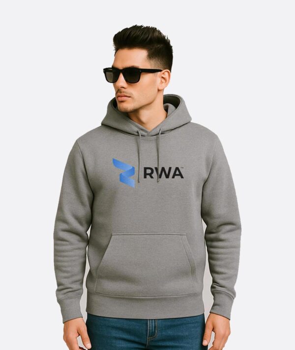 RWA Essential Logo Hoodie – Man's Streetwear Hoodie with Center Print – Casual Fit by RWA.Inc