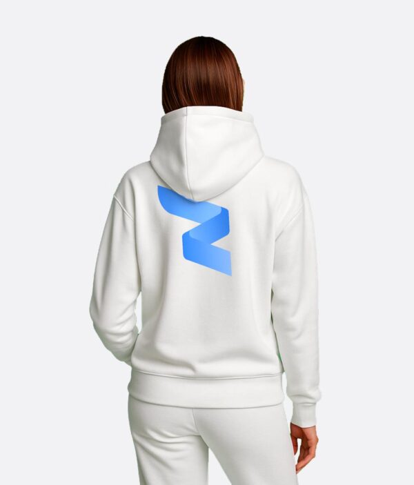 RWA Big Swirl Hoodie – Ladies Logo Hoodie – Bold Minimalist Streetwear by RWA.Inc - Image 2