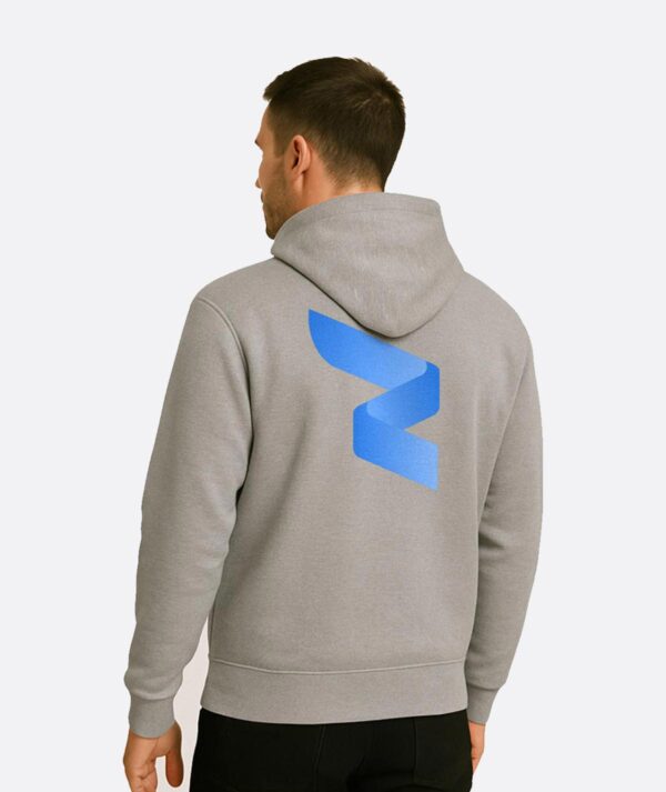 RWA Big Swirl Hoodie – Man's Logo Hoodie – Bold Minimalist Streetwear by RWA.Inc - Image 2