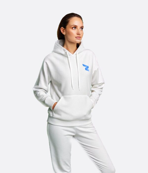 RWA Logo Hoodie Ladies – Minimalist Swirl Design – Casual Streetwear by RWA.Inc