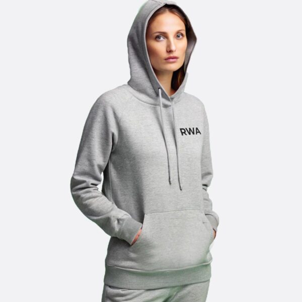 RWA Big Swirl Hoodie – Ladies Logo Hoodie – Bold Minimalist Streetwear by RWA.Inc