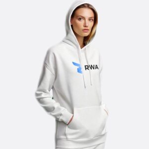 RWA Essential Logo Hoodie – Ladies Streetwear Hoodie with Center Print – Casual Fit by RWA.Inc