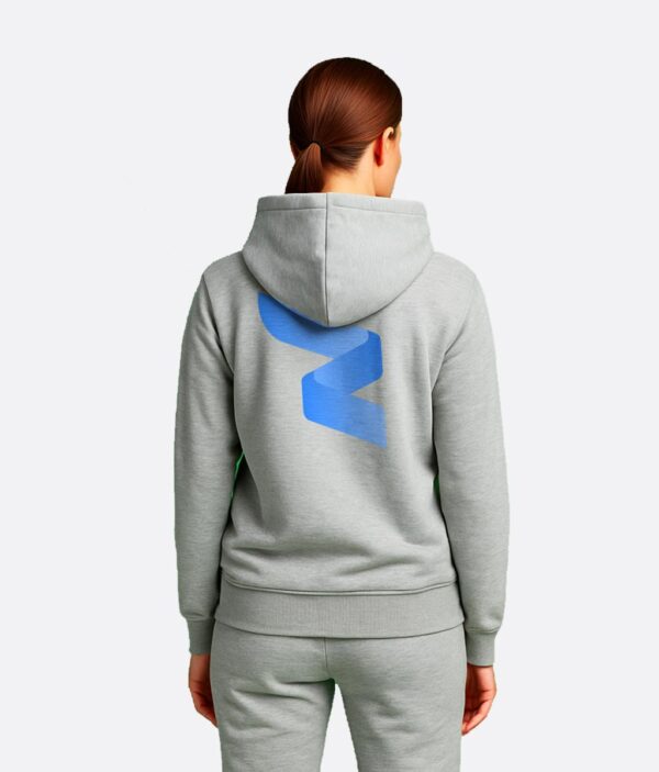 RWA Big Swirl Hoodie – Ladies Logo Hoodie – Bold Minimalist Streetwear by RWA.Inc - Image 2