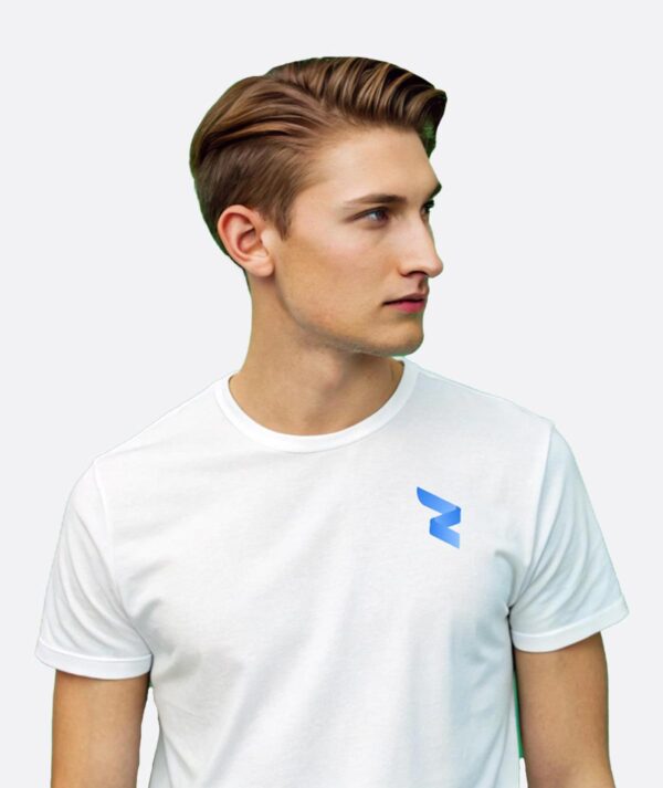 RWA Logo T-Shirt Man's – Minimalist Swirl Design – Casual Streetwear Tee by RWA.Inc