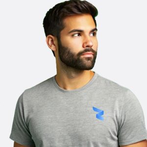 RWA Logo T-Shirt Man's – Minimalist Swirl Design – Casual Streetwear Tee by RWA.Inc