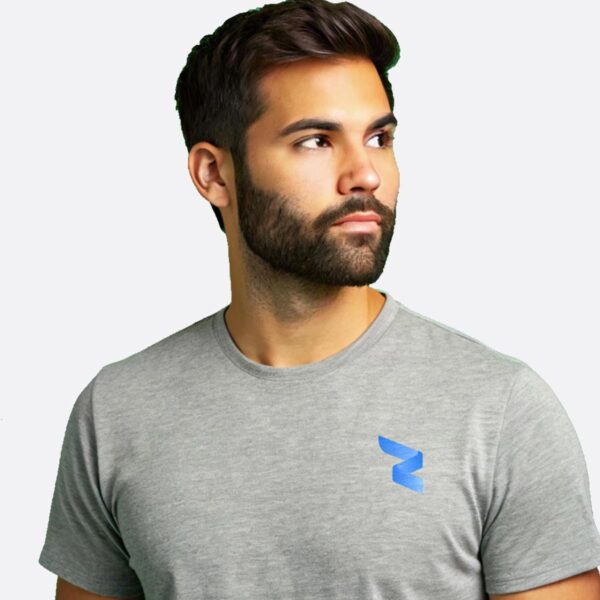 RWA Logo T-Shirt Man's – Minimalist Swirl Design – Casual Streetwear Tee by RWA.Inc