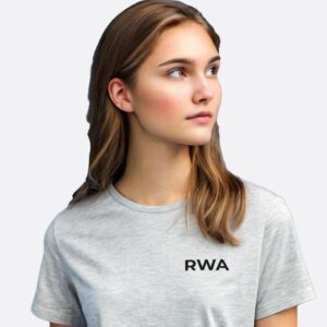 RWA Big Swirl T-Shirt – Ladies Logo Tee – Bold Minimalist Streetwear by RWA.Inc