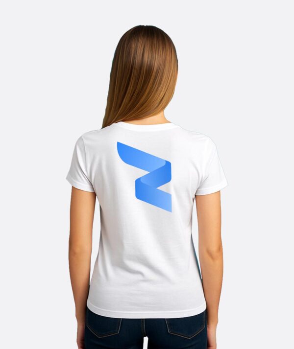 RWA Big Swirl T-Shirt – Ladies Logo Tee – Bold Minimalist Streetwear by RWA.Inc - Image 2