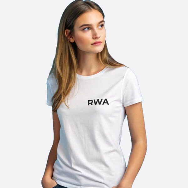 RWA Big Swirl T-Shirt – Ladies Logo Tee – Bold Minimalist Streetwear by RWA.Inc