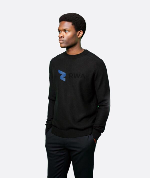 RWA Essential Logo Sweatshirt – Man's Streetwear Sweatshirt with Center Print – Casual Fit by RWA.Inc