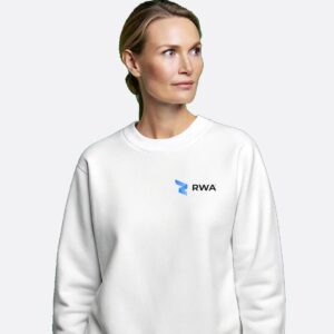 RWA Signature Logo Sweatshirt Ladies – Minimalist Streetwear – Modern Fit by RWA.Inc