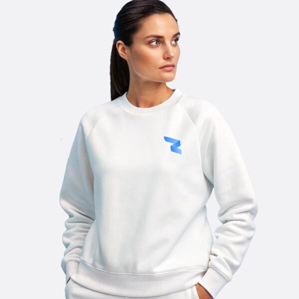 RWA Logo Sweatshirt Ladies – Minimalist Swirl Design – Casual Streetwear by RWA.Inc