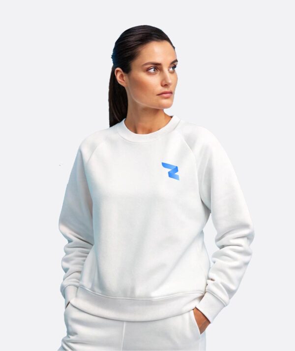 RWA Logo Sweatshirt Ladies – Minimalist Swirl Design – Casual Streetwear by RWA.Inc