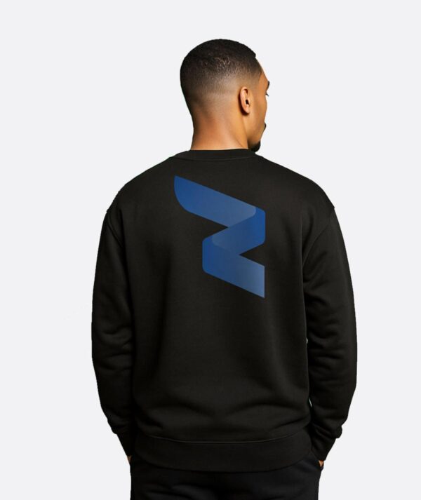 RWA Big Swirl Sweatshirt – Man's Logo Sweatshirt – Bold Minimalist Streetwear by RWA.Inc - Image 2