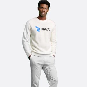RWA Essential Logo Sweatshirt – Man's Streetwear Sweatshirt with Center Print – Casual Fit by RWA.Inc